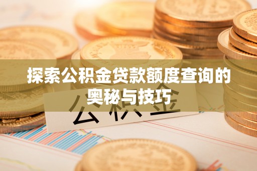 内蒙古探索公积金贷款额度查询的奥秘与技巧